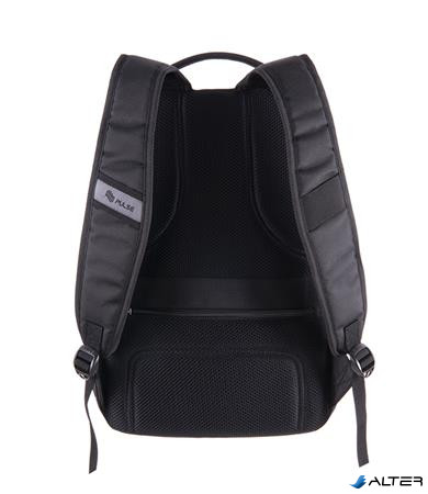 Hátizsák, notebook tartóval, PULSE "Virgo", fekete