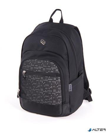 Hátizsák, notebook tartóval, PULSE 'Leo', fekete