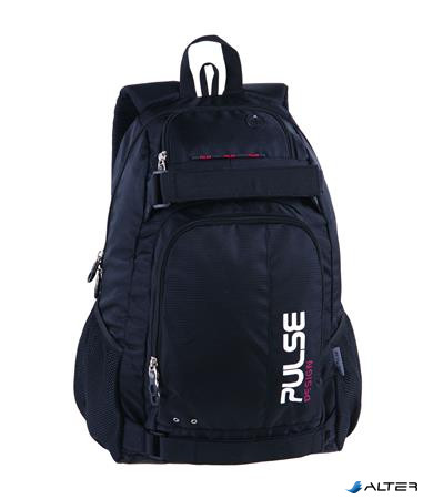 Hátizsák, notebook tartóval, PULSE "Scate", fekete