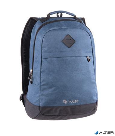 Hátizsák, notebook tartóval, PULSE "Bicolor Yale", kék