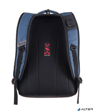 Hátizsák, notebook tartóval, PULSE "Bicolor Yale", kék