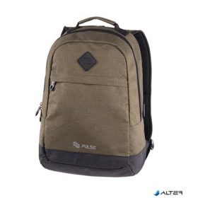   Hátizsák, notebook tartóval, PULSE "Bicolor Olive", zöld