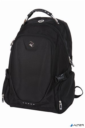 Notebook hátizsák, 17", 2 részes, PULSE "Track", fekete