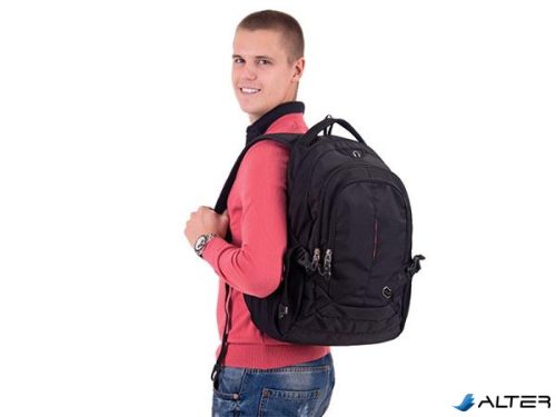 Notebook hátizsák, 15,6', PULSE 'Saturn', fekete