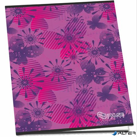 Füzet, tűzött, A5, kockás, 52 lap, PULSE 'Girls'