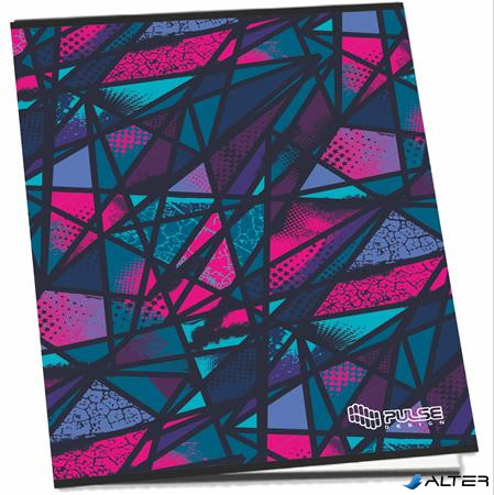 Füzet, tűzött, A4, kockás, 52 lap, PULSE 'Girls'