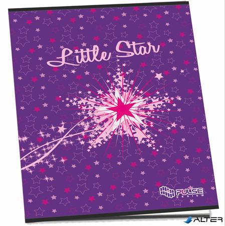 Füzet, tűzött, A4, kockás, 52 lap, PULSE 'Girls'