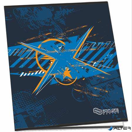 Füzet, tűzött, A4, kockás, 52 lap, PULSE 'Boys'