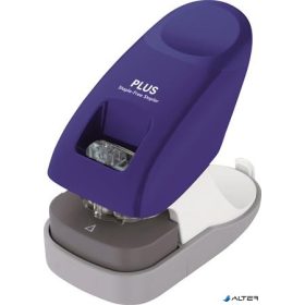 Kapocs nélküli tűzőgép, asztali, 10 lap, PLUS, kék