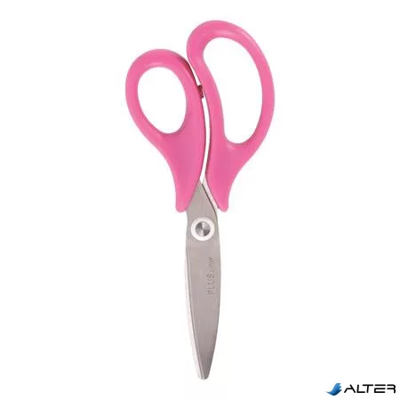 Olló display, iskolai, 14,5 cm, PLUS "Fitcut Smart", 3 különböző szín