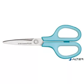   Olló, általános, 17,5 cm, PLUS "Fitcut Curve", világoskék