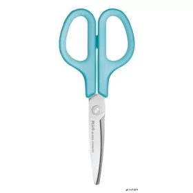   Olló, általános, balkezes, 17,5 cm, PLUS "Fitcut Curve", világoskék