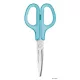 Olló, általános, balkezes, 17,5 cm, PLUS "Fitcut Curve", világoskék