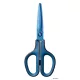 Olló, általános, 17,5 cm, PLUS "Fitcut Curve Premium", diplomatakék