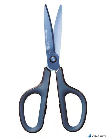 Olló, általános, 17,5 cm, PLUS "Fitcut Curve Premium", diplomatakék