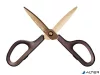 Olló, általános, 17,5 cm, PLUS "Fitcut Curve Premium", bronz