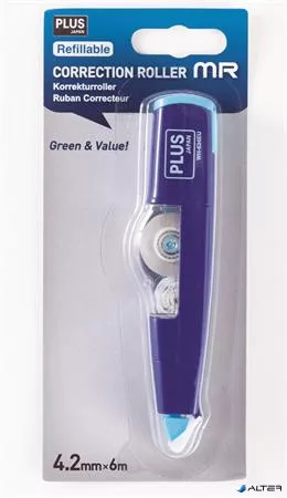 Hibajavító roller, 4,2mm x 6m, PLUS 'MR', kék