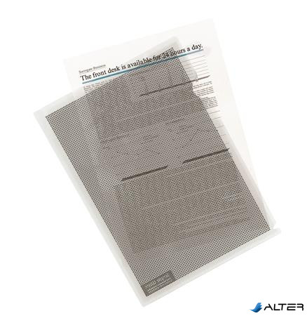 Genotherm, "L", adatvédelmi, A4, PP, PLUS, fehér
