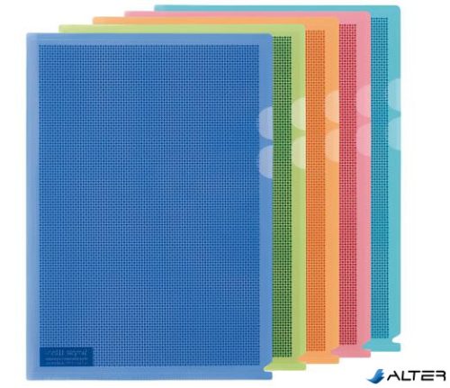 Genotherm, "L", adatvédelmi, A4, PP, PLUS, 5 különböző szín