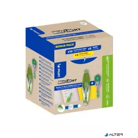   Hibajavító roller, 4 mm x 6 m, utántölthető, PILOT "Whiteline RT, Bonus Pack", utántöltővel