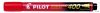 Alkoholos marker, 1,5-4 mm, vágott, PILOT 'Permanent Marker 400', piros