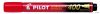 Alkoholos marker, 1,5-4 mm, vágott, PILOT 'Permanent Marker 400', piros