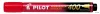 Alkoholos marker, 1,5-4 mm, vágott, PILOT "Permanent Marker 400", piros