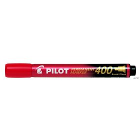   Alkoholos marker, 1,5-4 mm, vágott, PILOT 'Permanent Marker 400', piros