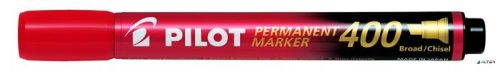 Alkoholos marker, 1,5-4 mm, vágott, PILOT 'Permanent Marker 400', piros