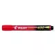 Alkoholos marker, 1,5-4 mm, vágott, PILOT "Permanent Marker 400", piros
