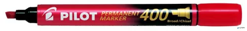 Alkoholos marker, 1,5-4 mm, vágott, PILOT 'Permanent Marker 400', piros