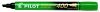Alkoholos marker, 1,5-4 mm, vágott, PILOT 'Permanent Marker 400', zöld