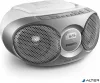 Rádió, CD-lejátszóval, PHILIPS "AZ215", ezüst