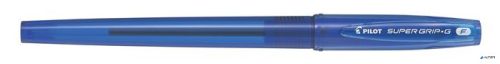 Golyóstoll, 0,22 mm, kupakos, PILOT "Super Grip G", kék
