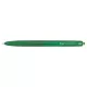 Golyóstoll, 0,22 mm, nyomógombos, PILOT "Super Grip G", zöld