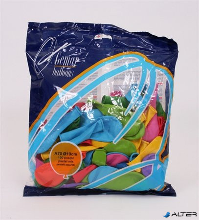 Léggömb, 18 cm, vegyes szín
