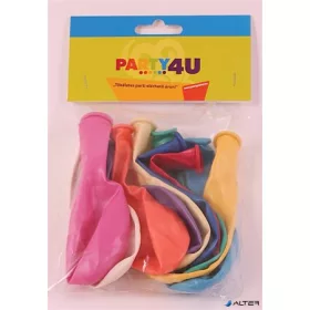 Léggömb, 26 cm, gyöngyházfényű, vegyes szín