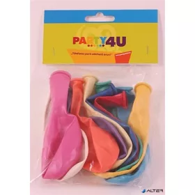 Léggömb, 26 cm, gyöngyházfényű, vegyes szín
