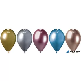 Léggömb, 26 cm, vegyes elegáns színekben