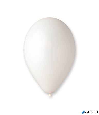 Léggömb, 30 cm, fehér