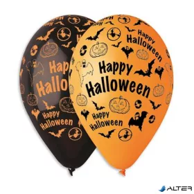 Léggömb, 30 cm, 'Happy Halloween'