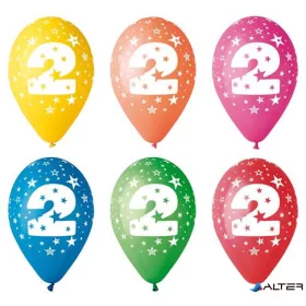 Léggömb, 26 cm, számos, 2