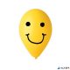 Léggömb, 30 cm, smiley, sárga