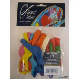 Léggömb, vegyes méret, vegyes forma és szín