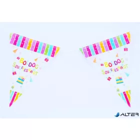 Zászló, 360x29 cm, "Boldog születésnapot"