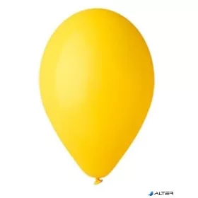 Léggömb, 26 cm, citromsárga