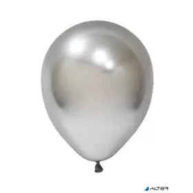 Léggömb, 30cm, "Balonevi", króm ezüst
