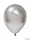 Léggömb, 30cm, "Balonevi", króm ezüst
