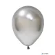 Léggömb, 30cm, "Balonevi", króm ezüst