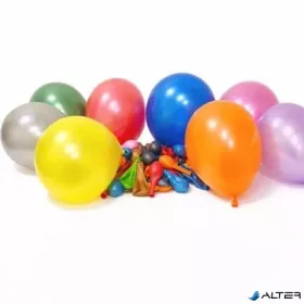 Léggömb, 25cm, latex, "Balonevi", vegyes színek